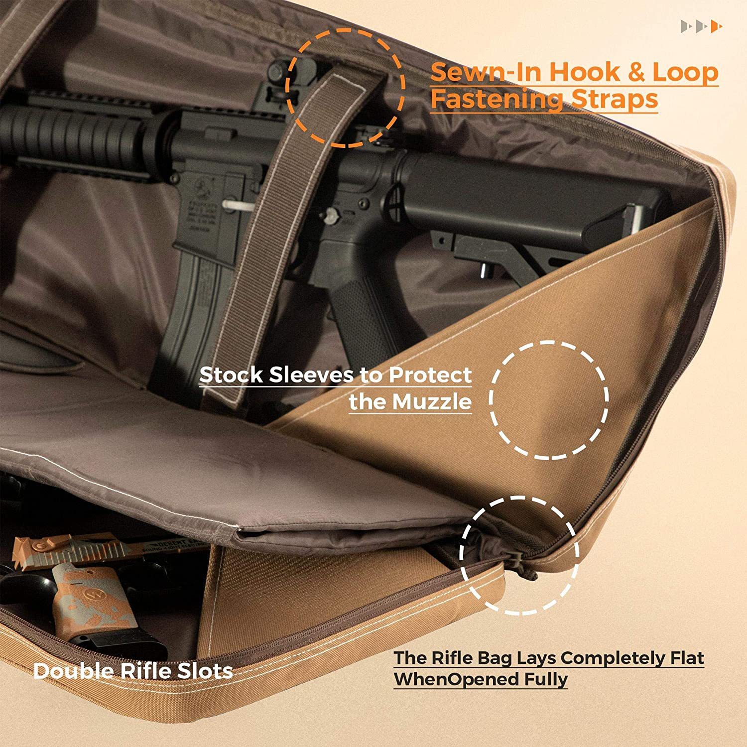 Multifunctional Capacitas Tactical Gun Bag Tote Backpack Gun Bag