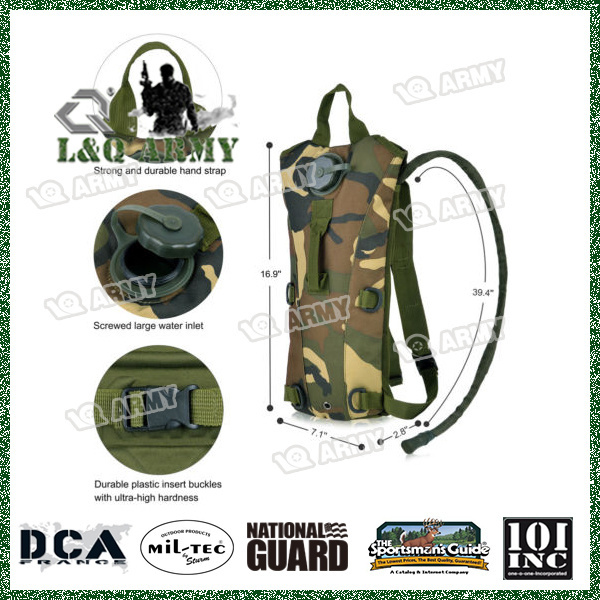 3L Portable Hydration Packs Camo Tactical Bicycle Aqua Vesicae Bag Backpack 