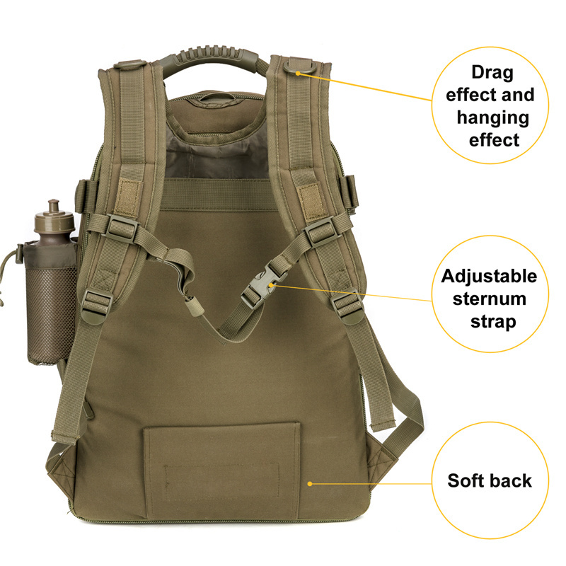 Tactical Hiking Expandable 39L-60L Backpack 